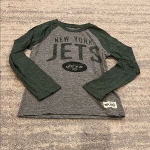 NFL New York Jets Long Sleeve Tee Green and Gray- super soft